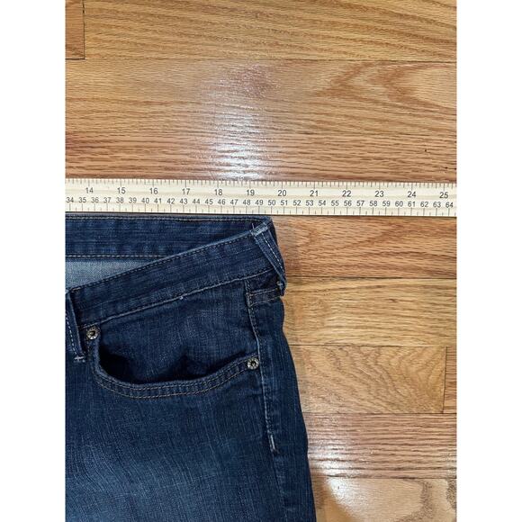 Gap Womens Premium Bootcut Jeans sz 20 Medium Wash Distressed Cotton Blend Denim - Picture 3 of 8